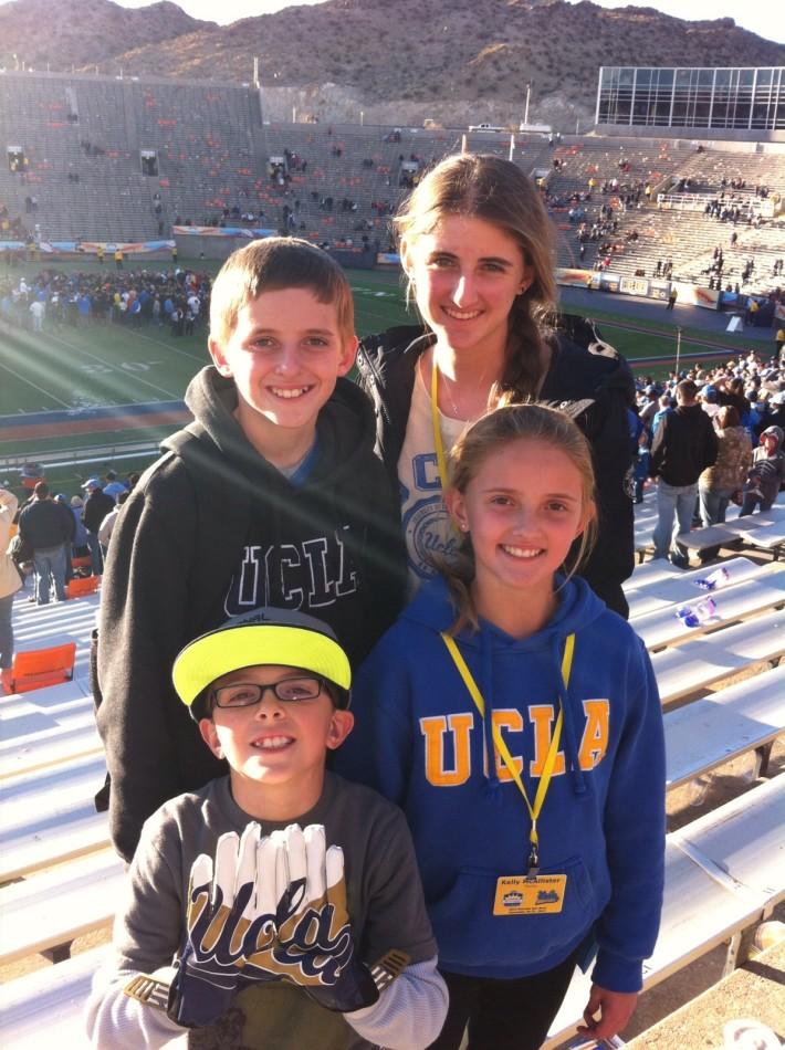 Lindsey+enjoys+a+UCLA+football+game+with+her+family.