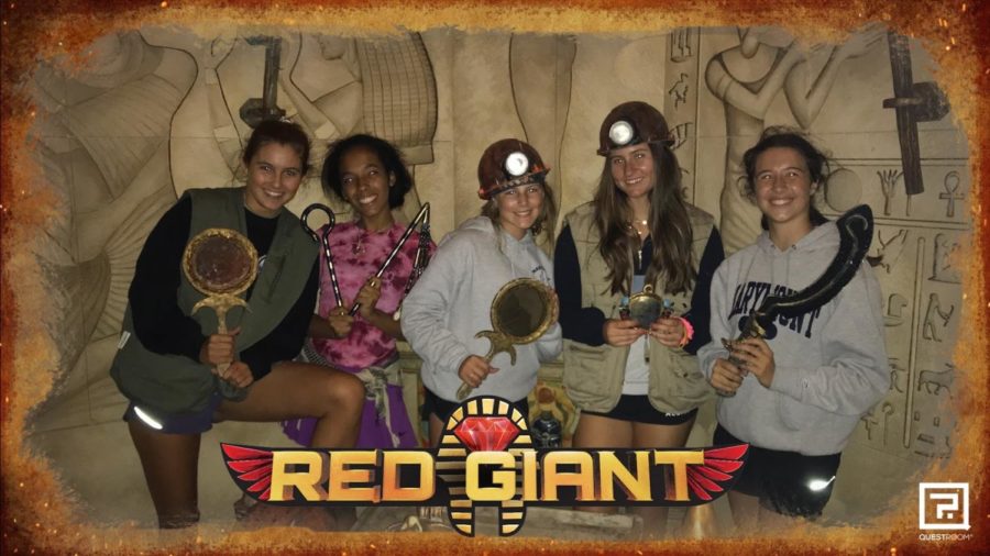 Group two in the Red Giant escape room.