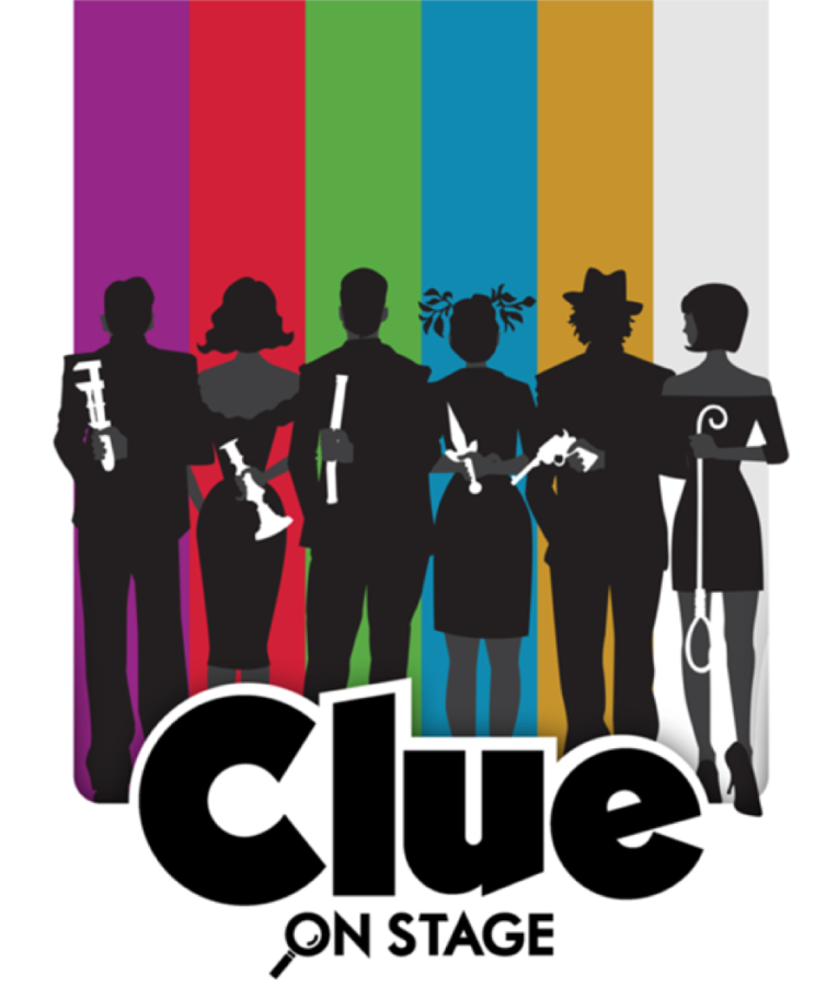 The Marymount Players’ Clue On Stage Poster Design. Courtesy of Marymount High School.