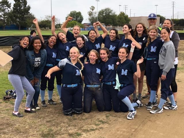 Marymount’s Softball Team, 2018. When the current seniors were celebrating the end of their sophomore year.