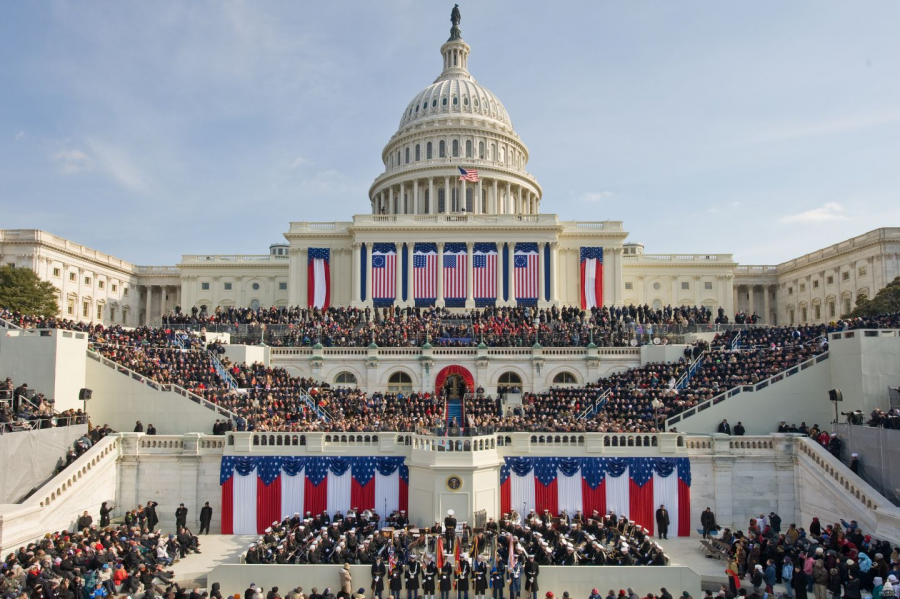 January 20, 2017, the US Capitol during President Trump’s Inauguration Ceremony. 