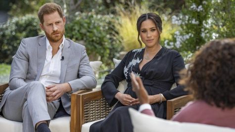Meghan and Harry sit down to discuss their recent departure from the royal family with Oprah. 
