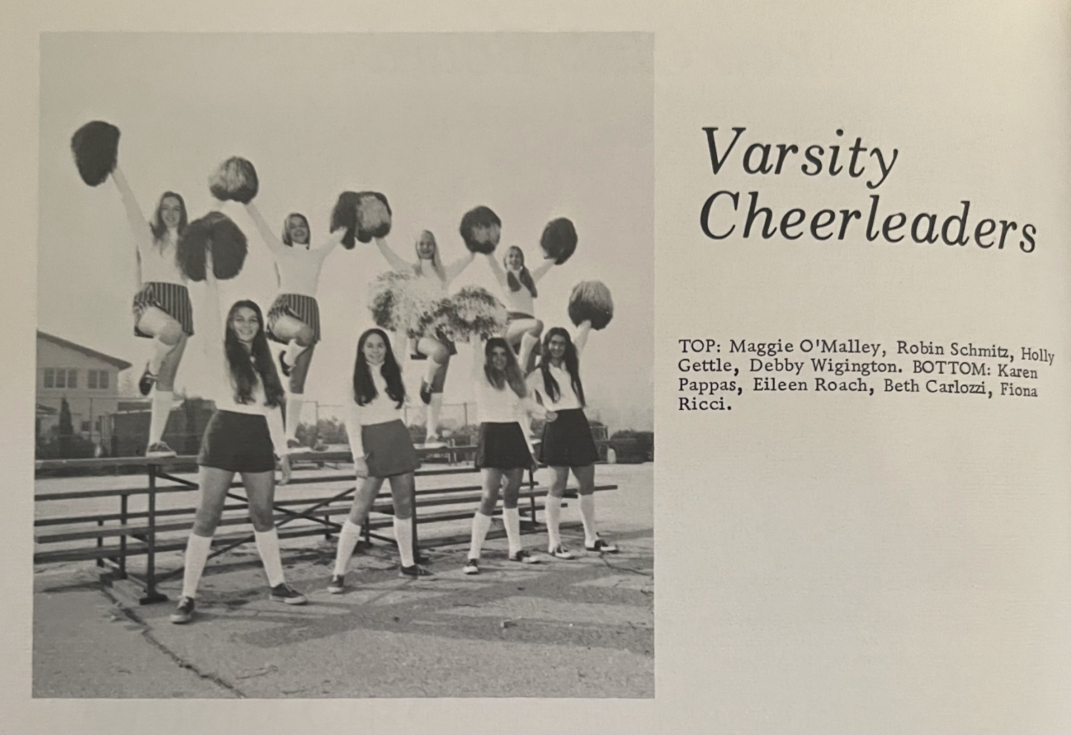 1940s Varsity Cheerleaders