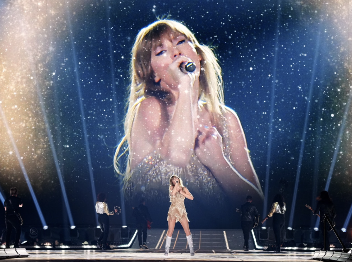 Taylor Swift performing at opening night in Glendale, Arizona. Photo courtesy of Entertainment Weekly
