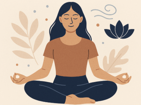 Photo courtesy of Medium. A demonstration of a mediation pose.