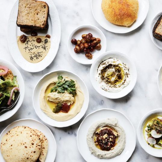 A Variety of Dishes from Bavel. Courtesy of Eater LA